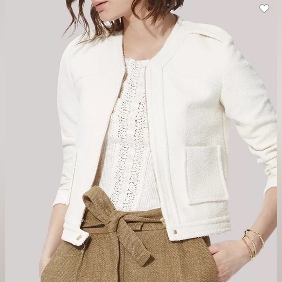 Maje Ecru jacket - Picture 1 of 15